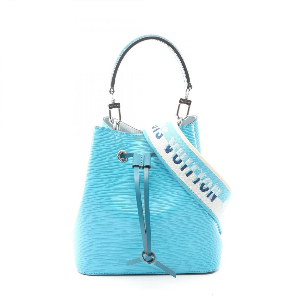 Louis Vuitton Neo Noe Handbag Leather Epi Blue
